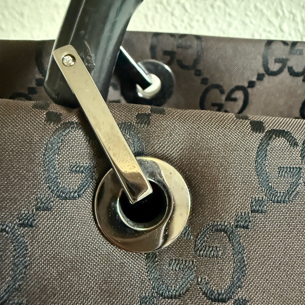 gucci bamboo shopper tote. - Picture 9 of 15
